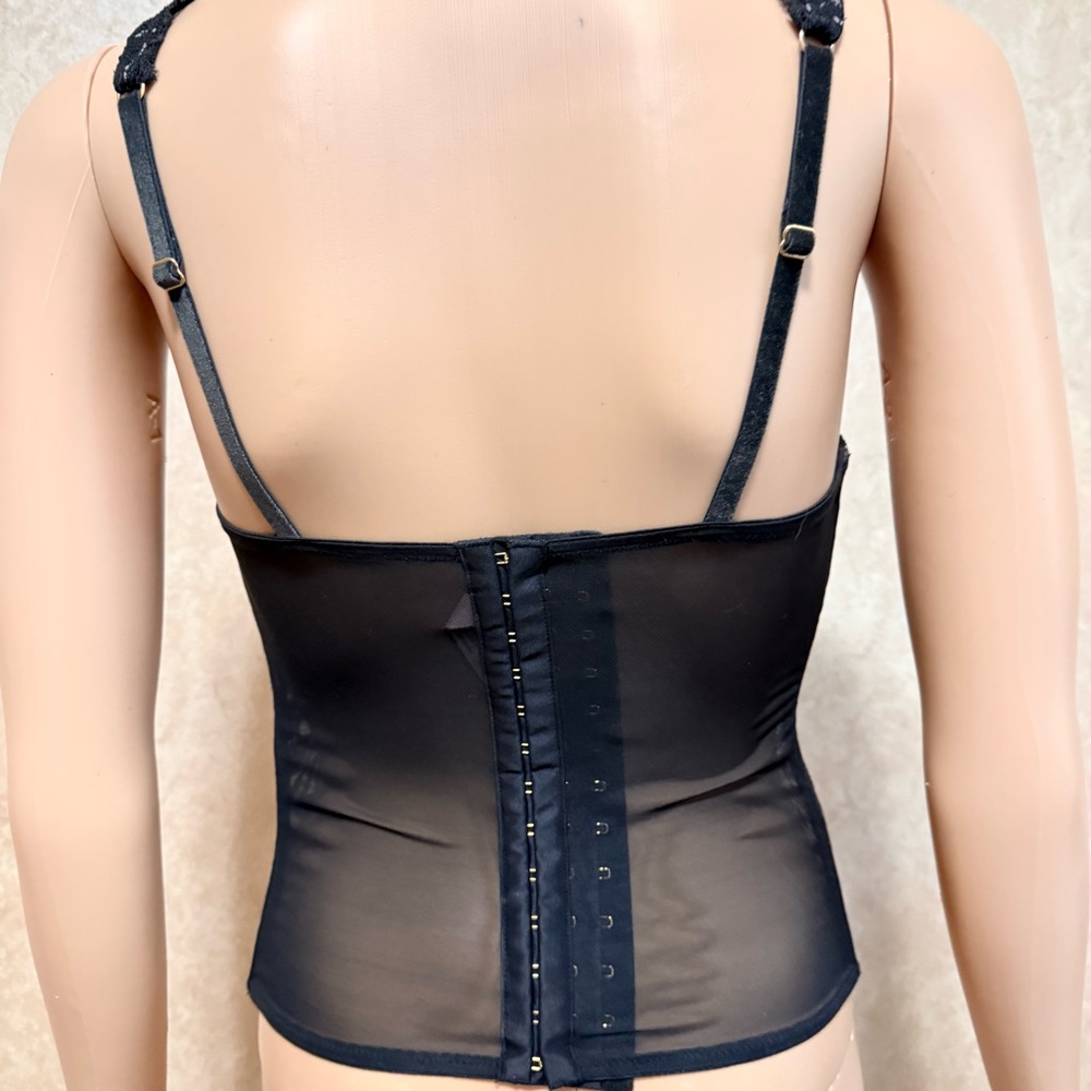 Victoria's Secret Black Lace Top size 34c - Picture 7 of 14